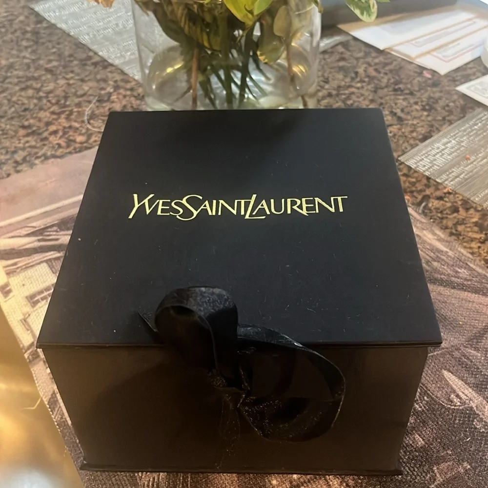 YvesSaintLaurent satin gift 🎁box , jewelry, makeup